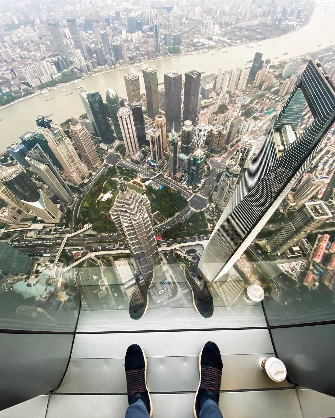 View dari Shanghai Tower