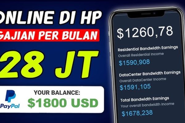 Di Gaji 20 Juta Perbulan Hanya Online di HP