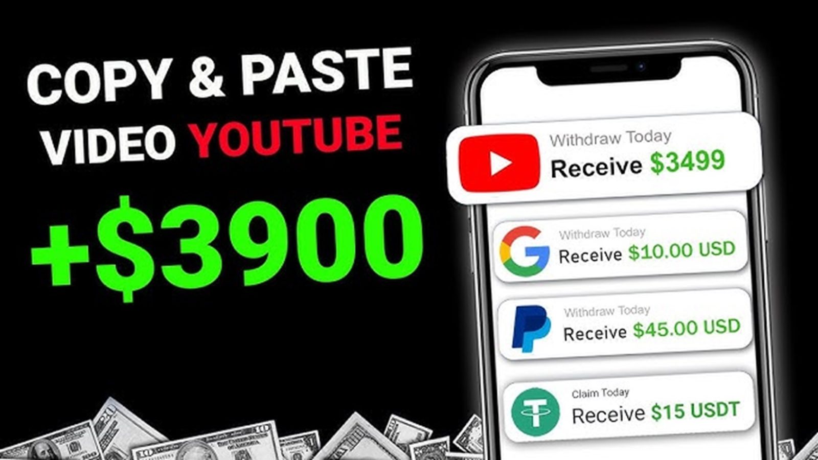 Hanya COPY PASTE Video YouTube Dibayar $3900