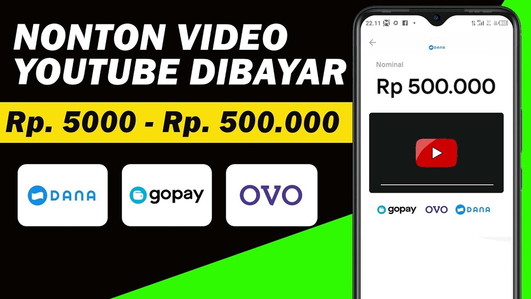 Nonton Youtube Dapat Saldo Dana 2025